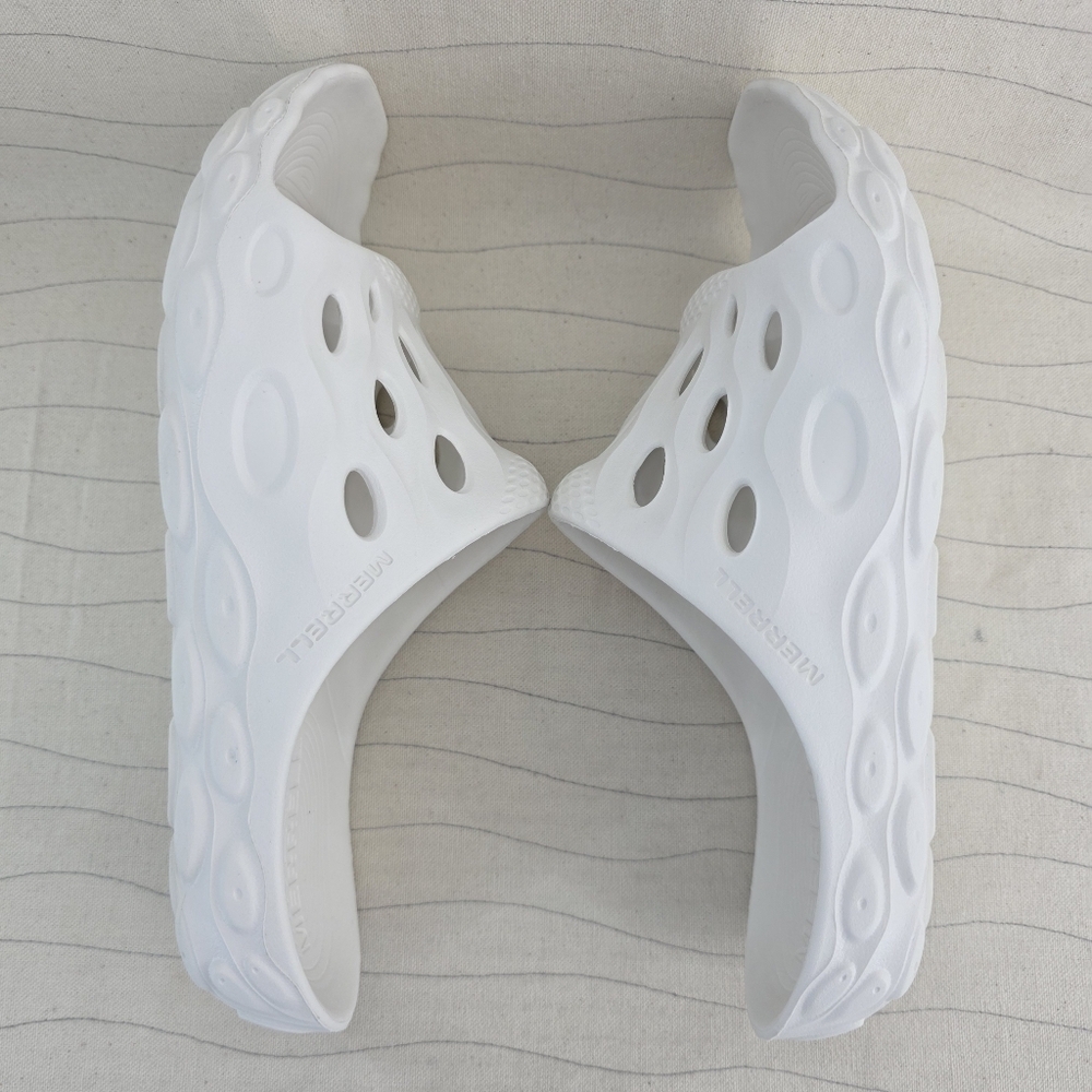 Merrell Unisex Hydro Slide Slip On White Lightweight Slide Sandals Sz 8.5 M/10 W - Picture 8 of 10